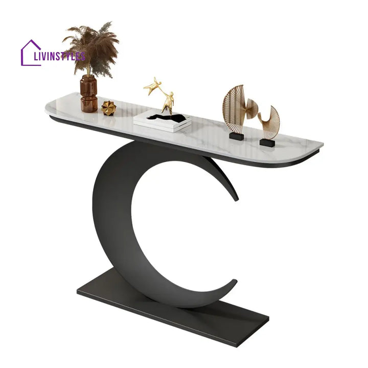Aakesh Stainless Steel Living Room Console Table