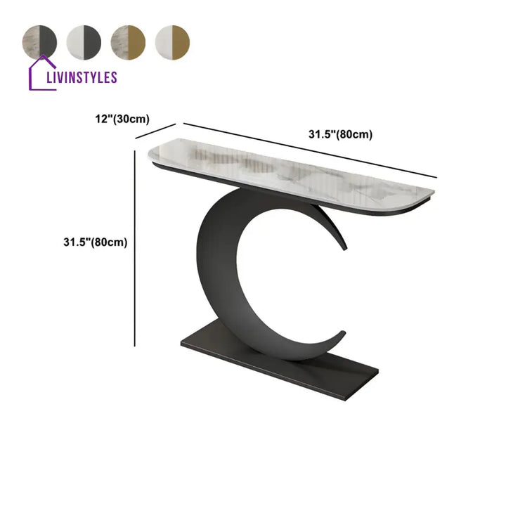Aakesh Stainless Steel Living Room Console Table