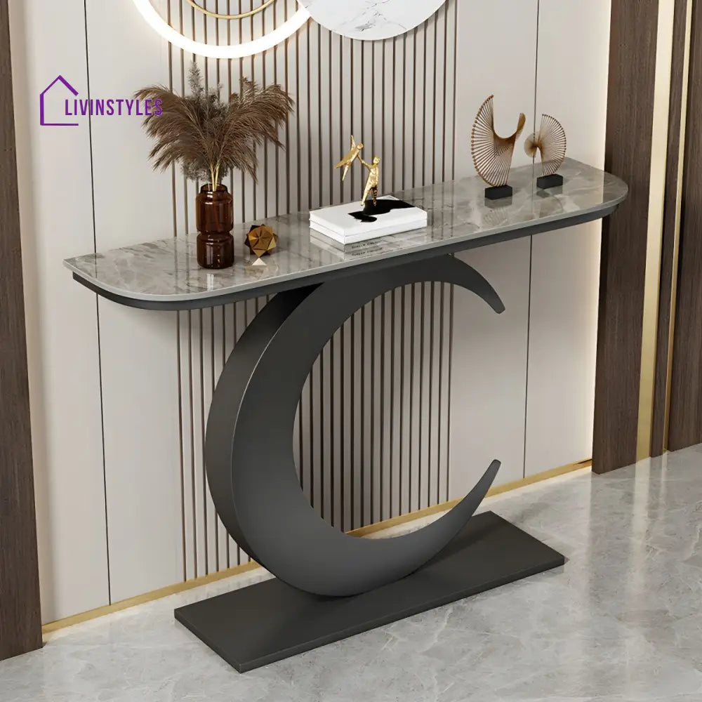 Aakesh Stainless Steel Living Room Console Table
