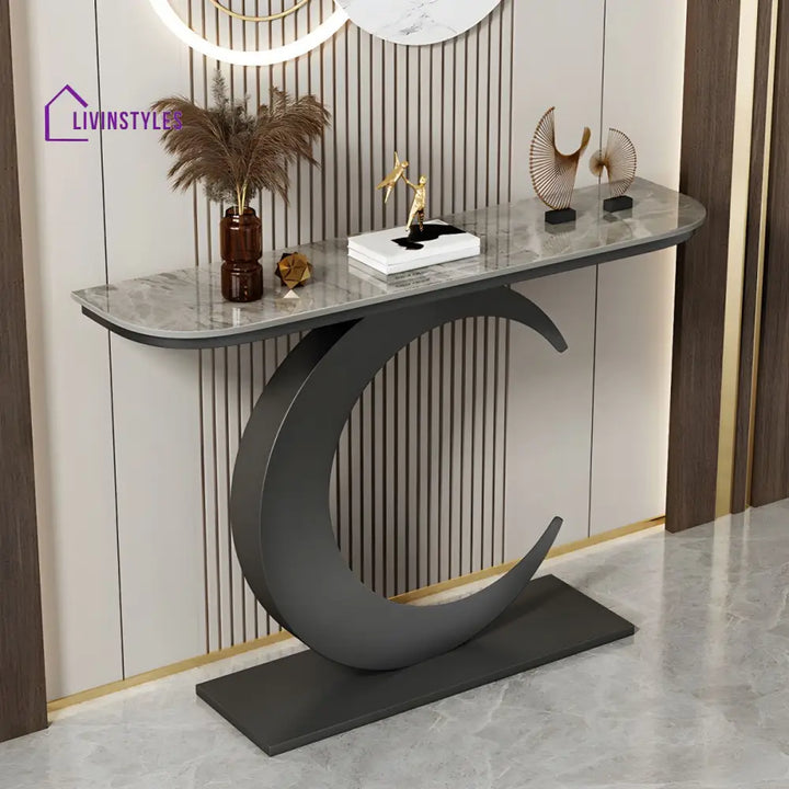 Aakesh Stainless Steel Living Room Console Table
