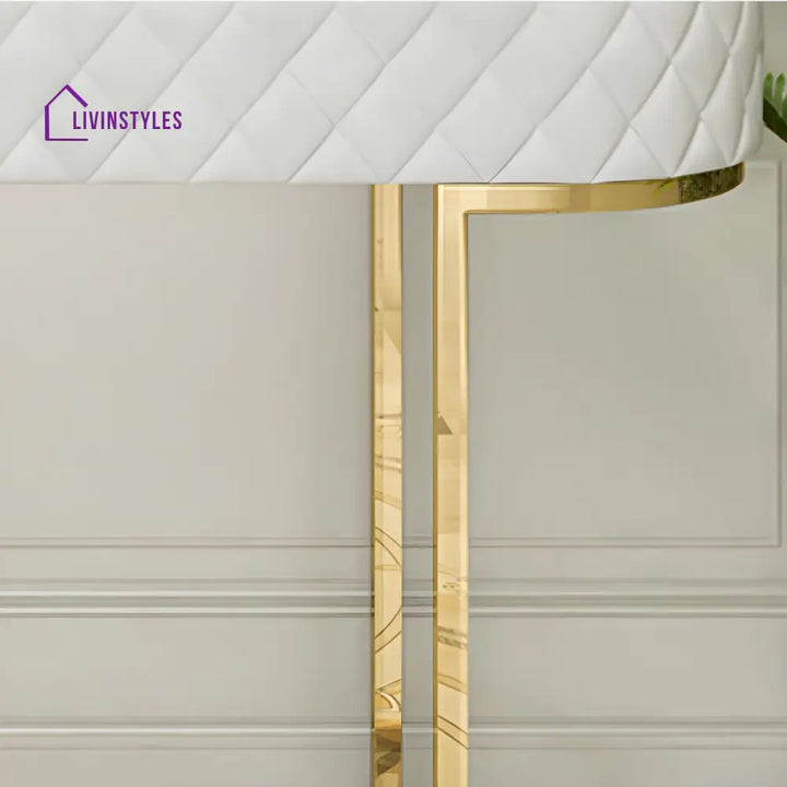 Aanvika Stainless Steel Living Room Console Table