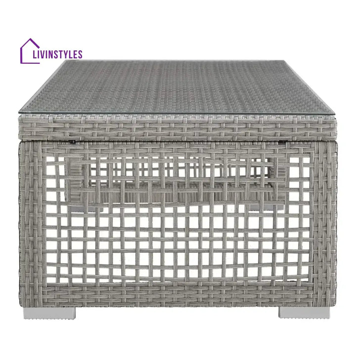 Aarini Outdoor Wicker Woven 6 Pieces Sectional Patio Furniture Set - Sofa Set