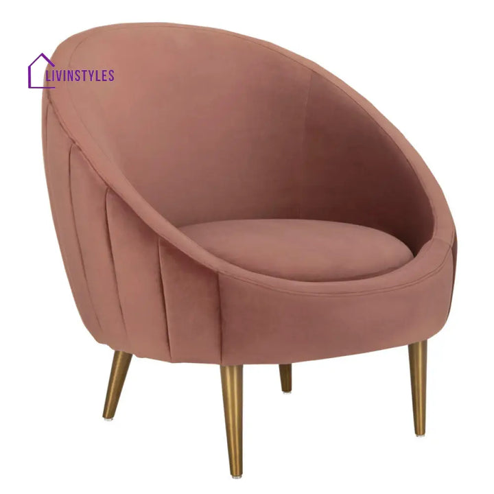 Aarna Metal and Fabric Arm Chair | Living Room Chair | Lounge Chair