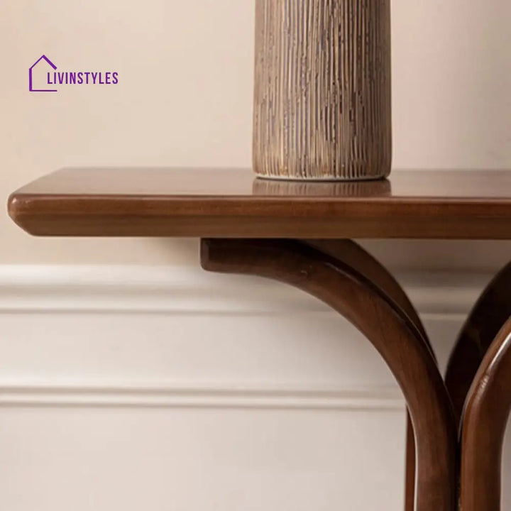 Aarnik Solid Wood Living Room Console Table