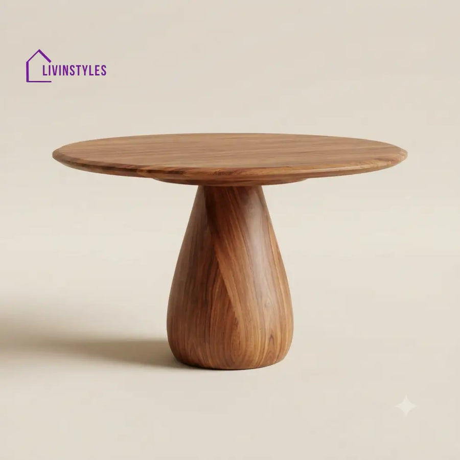 Aarnika Wooden Round Dining Table