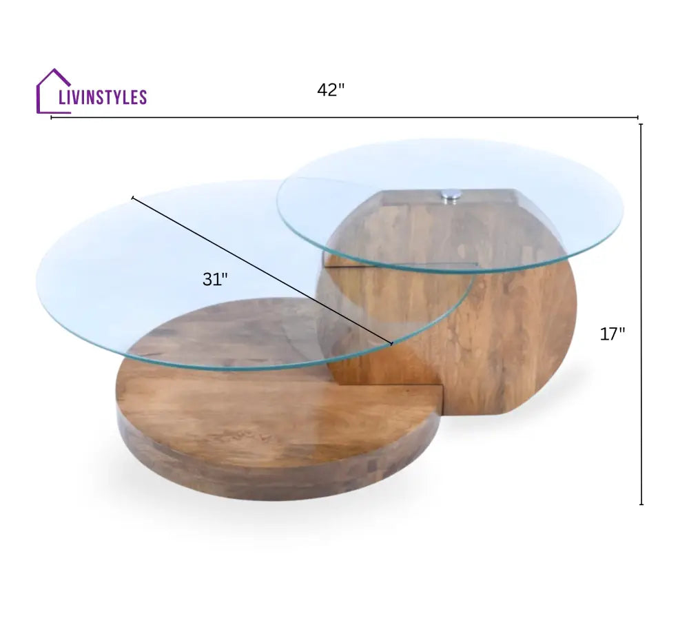 Aarohi Bunch Wooden Nesting Centre Tables Centre Tables