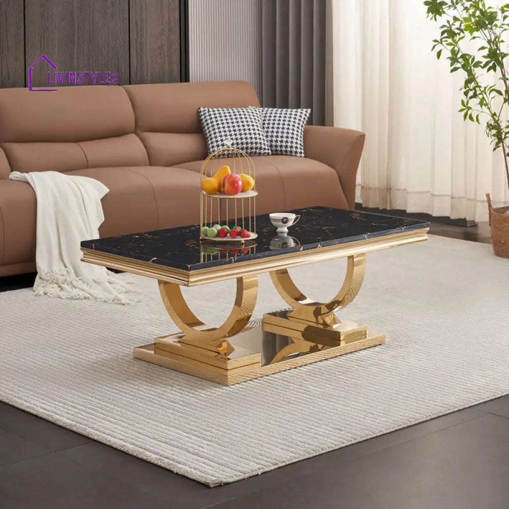 Aarohi Metal Coffee Table For Living Room