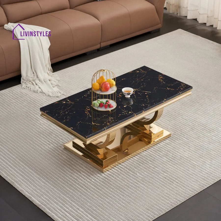 Aarohi Metal Coffee Table For Living Room