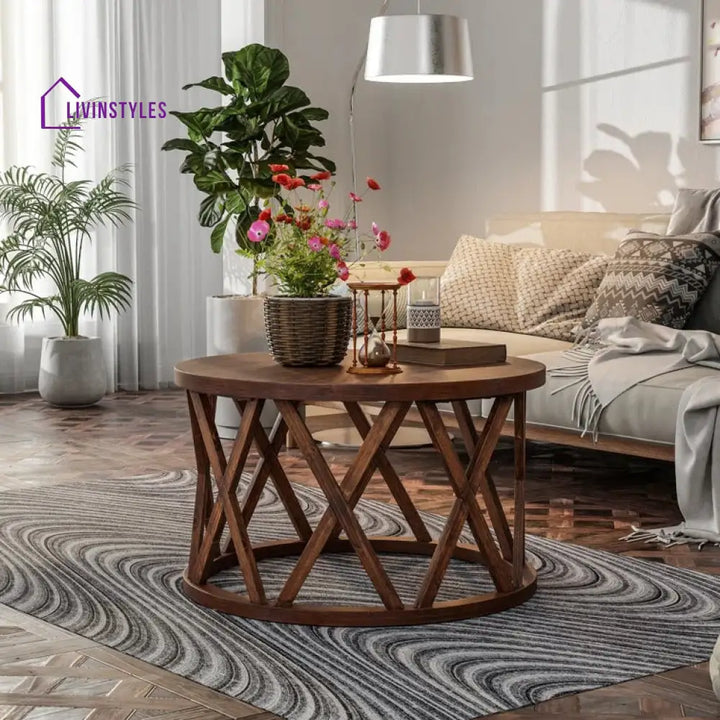 Aarohi Solid Wood Coffee Table for Living Room