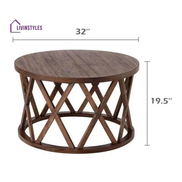 Aarohi Solid Wood Coffee Table for Living Room