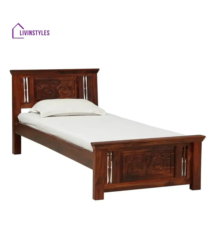 Devanti Traditional Solid Wood Single Beds Bedroom Furniture Sets