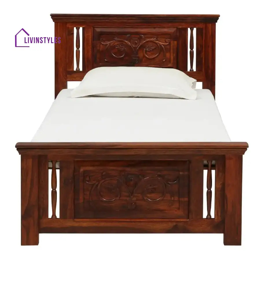 Devanti Traditional Solid Wood Single Beds Bedroom Furniture Sets