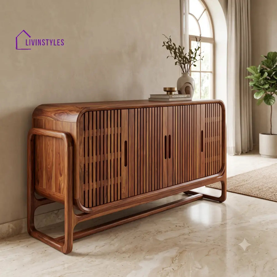 Aarya Premium Wooden Sideboard and Cabinet for Living Room