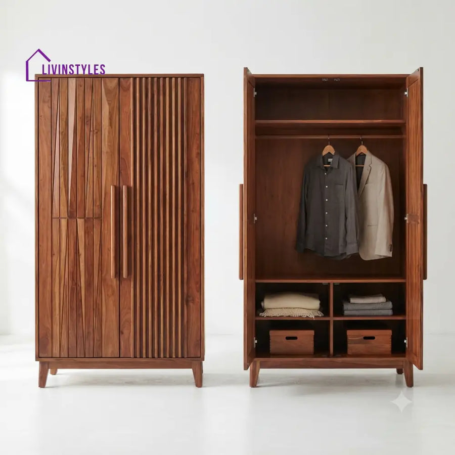 Aarya Wooden Wardrobe for Clothes | Cupboard for Clothes