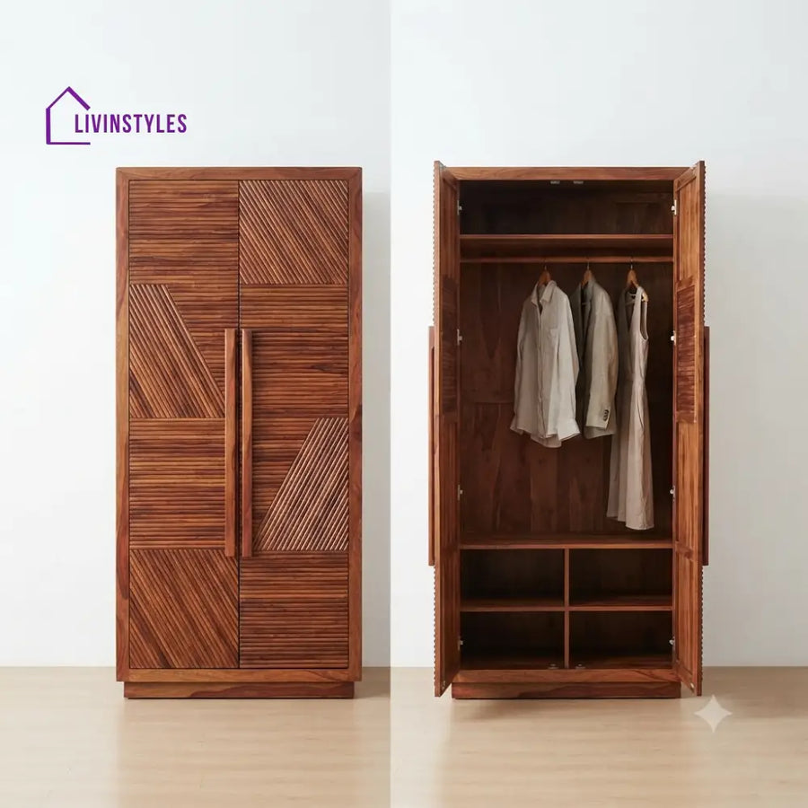 Aashi Wooden Wardrobe for Clothes | Cupboard for Clothes