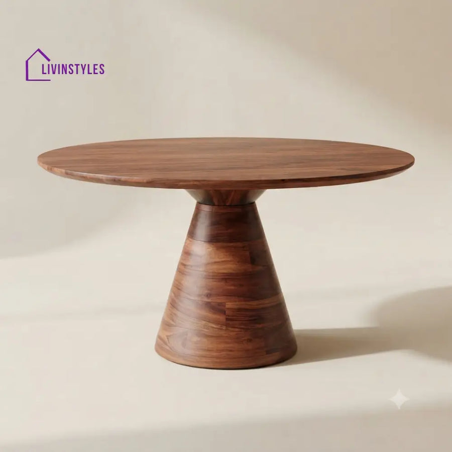Aashrita Wooden Round Dining Table