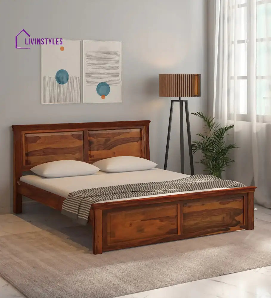 Kanishka Modern Solid Wood Beds Bed without storage