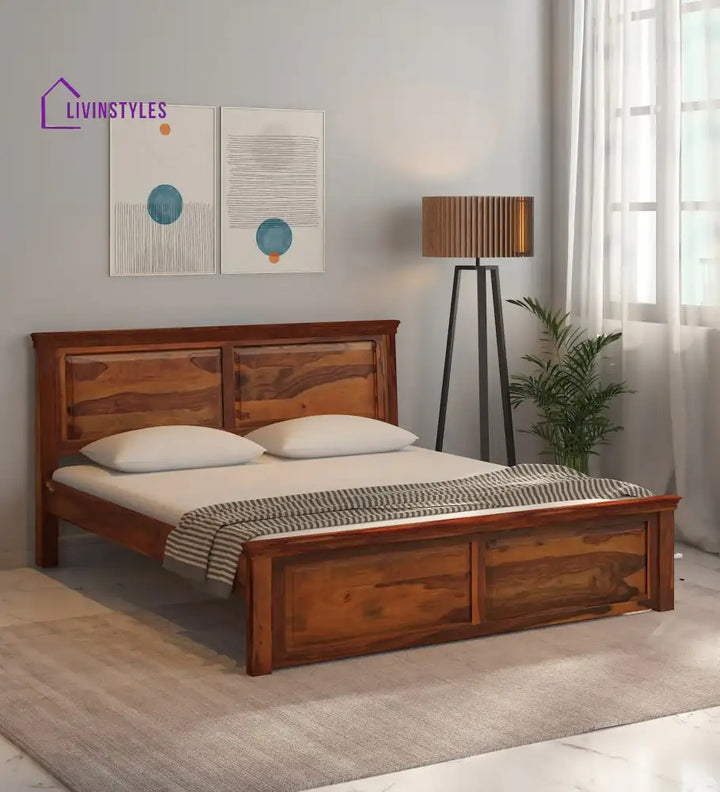 Kanishka Modern Solid Wood Beds Bed without storage
