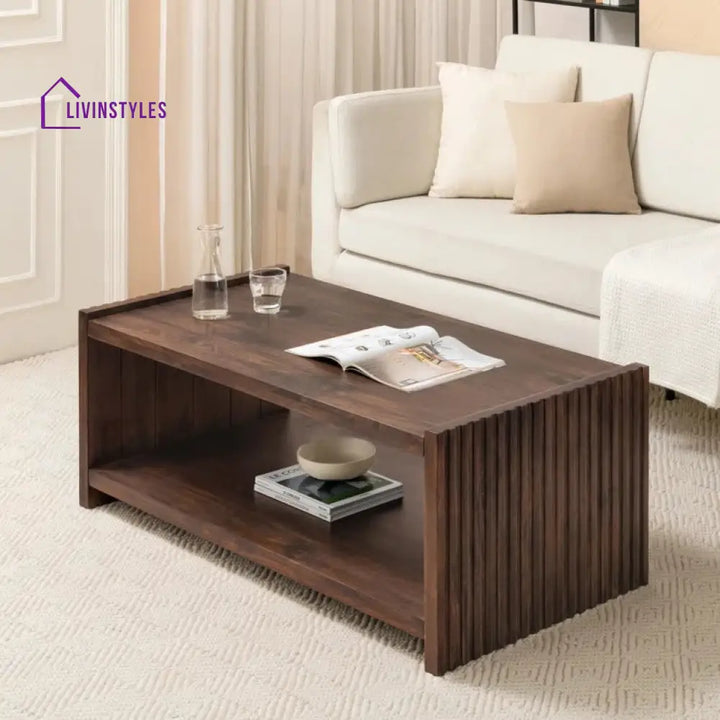 Aastha Solid Wood Coffee Table for Living Room