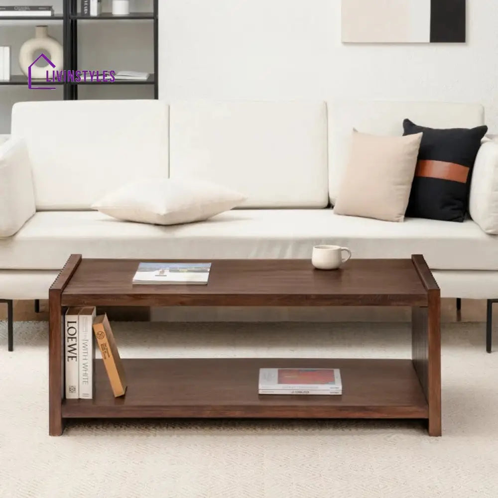 Aastha Solid Wood Coffee Table for Living Room