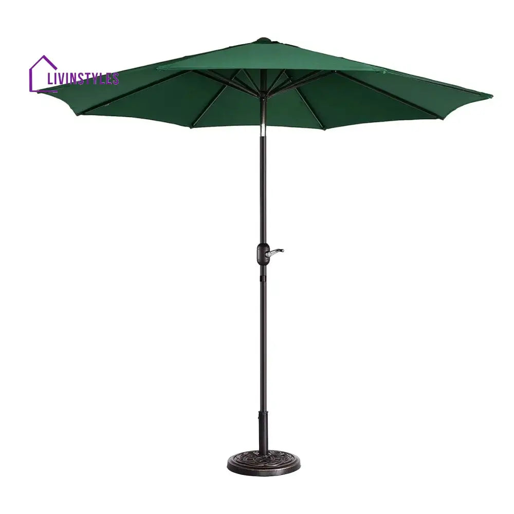 Abena 9ft Green Color Outdoor Patio Umbrella with Centre Pole Patio Umbrella