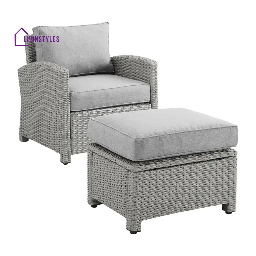 Abeni 7 Piece Outdoor Wicker Conversation Furniture Set - Sofa Set