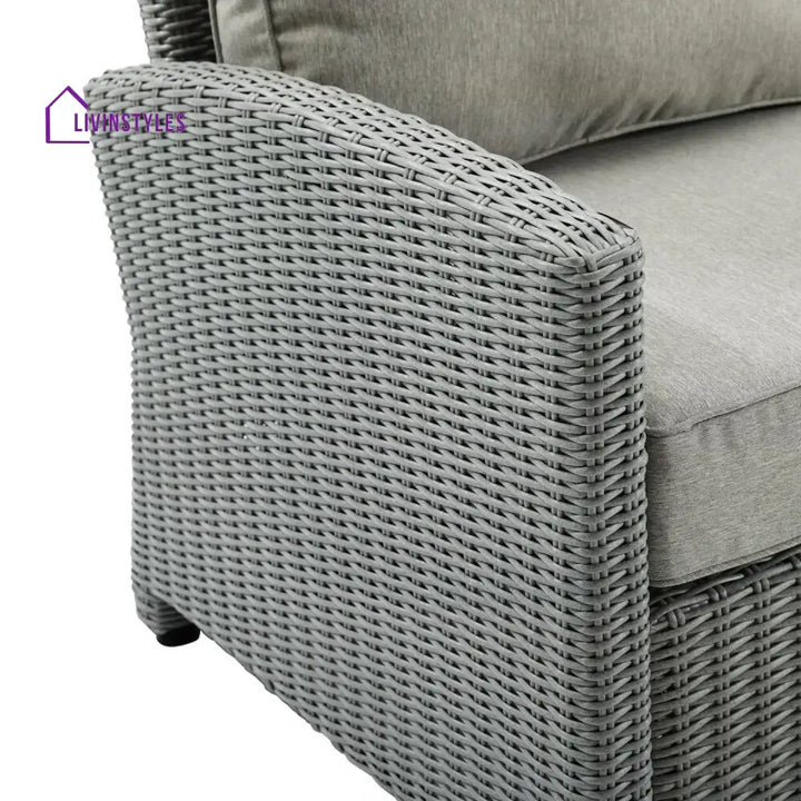 Abeni 7 Piece Outdoor Wicker Conversation Furniture Set - Sofa Set