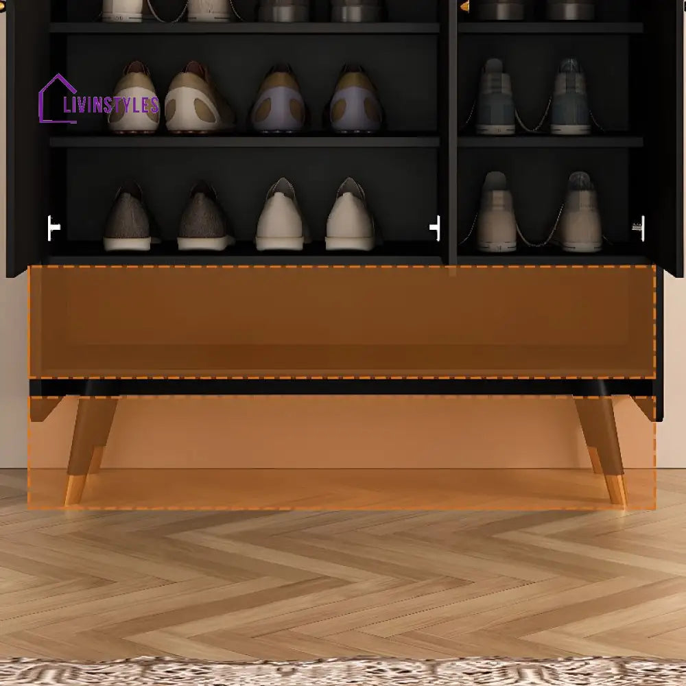Abhay Solid Wood Shoe Rack for Entryway | Living Room