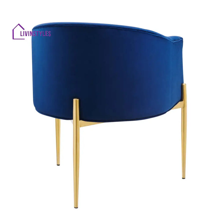 Abhinav Living Room Chair - Blue