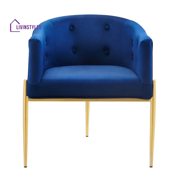 Abhinav Living Room Chair - Blue
