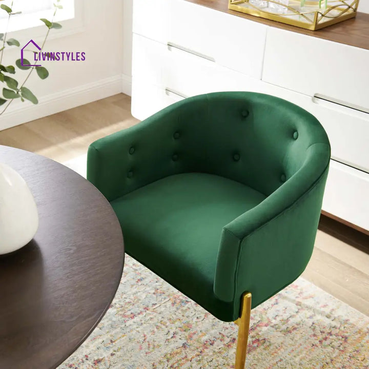 Abhinav Living Room Chair - Green