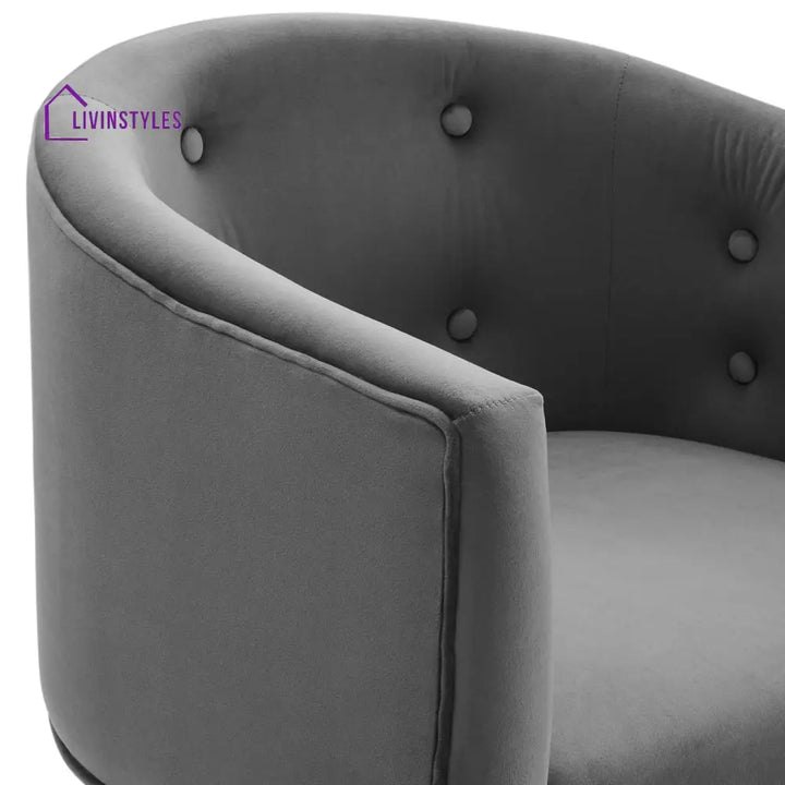 Abhinav Living Room Chair - Grey