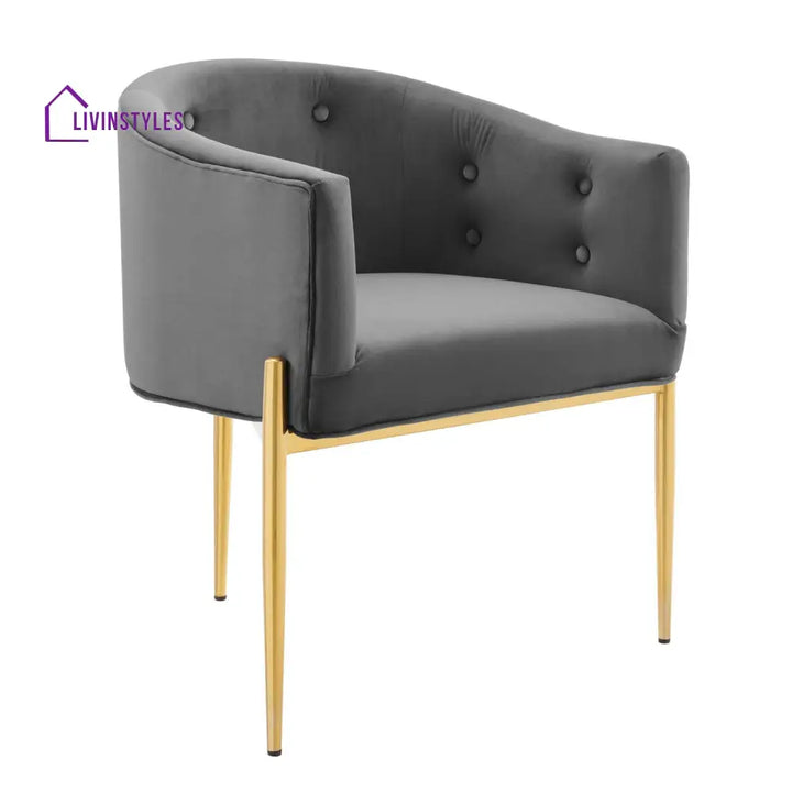 Abhinav Living Room Chair - Grey