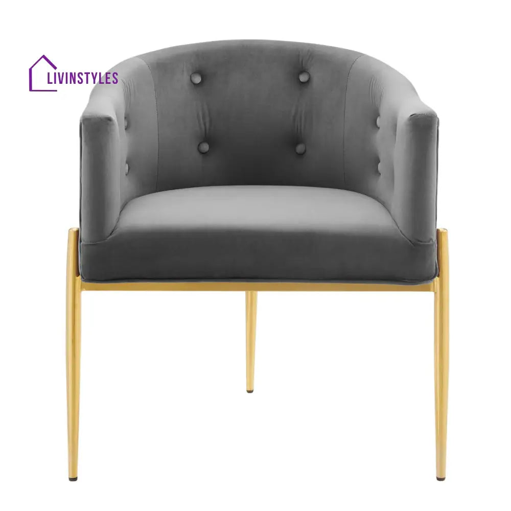 Abhinav Living Room Chair - Grey