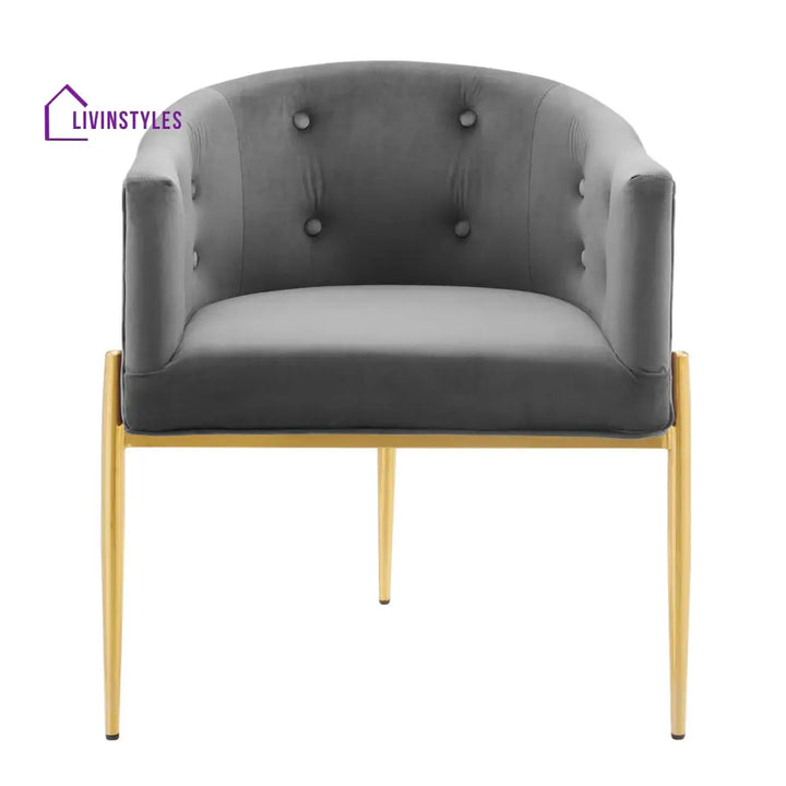 Abhinav Living Room Chair - Grey