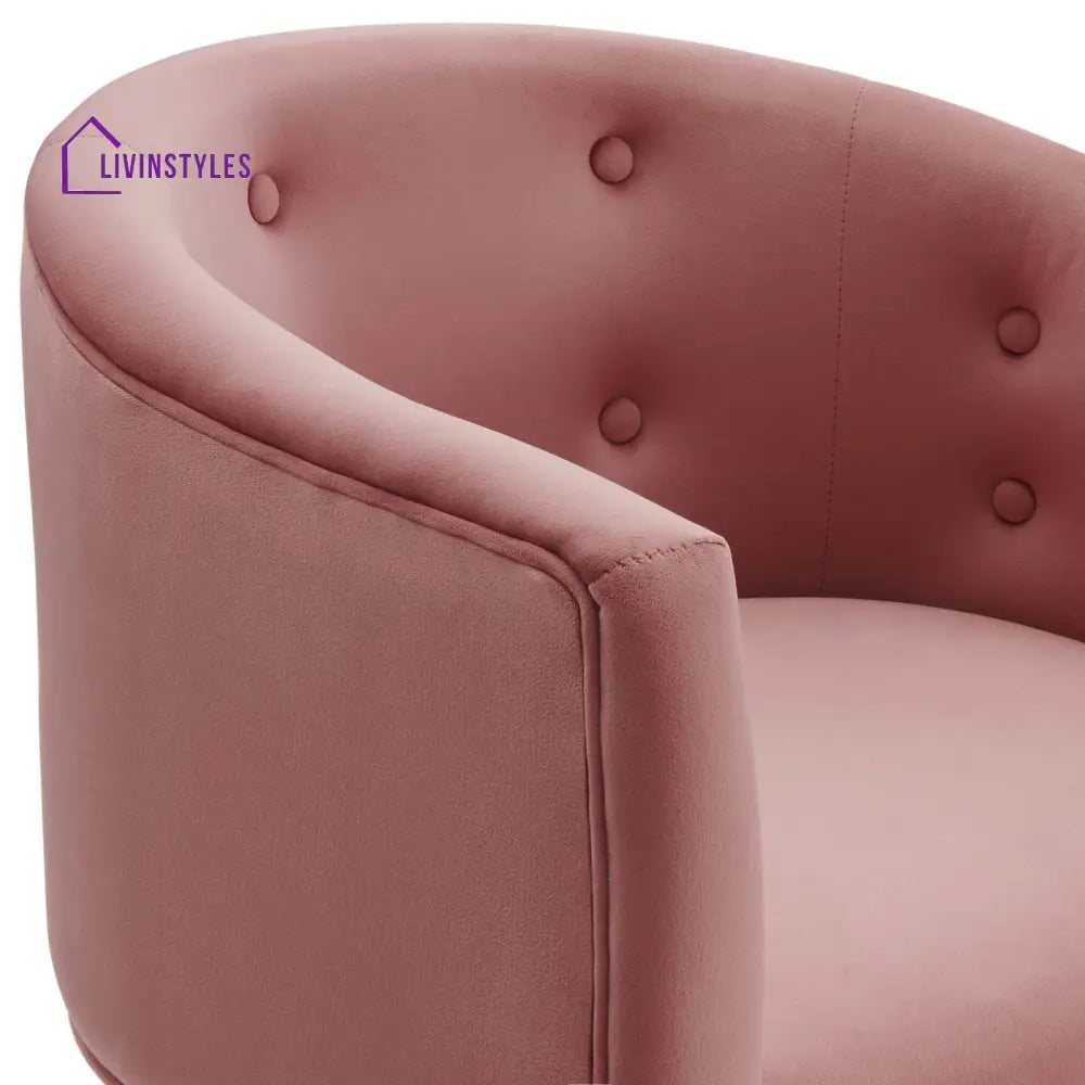 Abhinav Living Room Chair - Pink