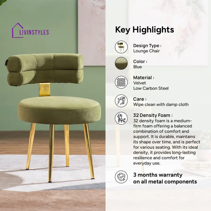 Abram Sink into Emerald Lounge Chair Furniture