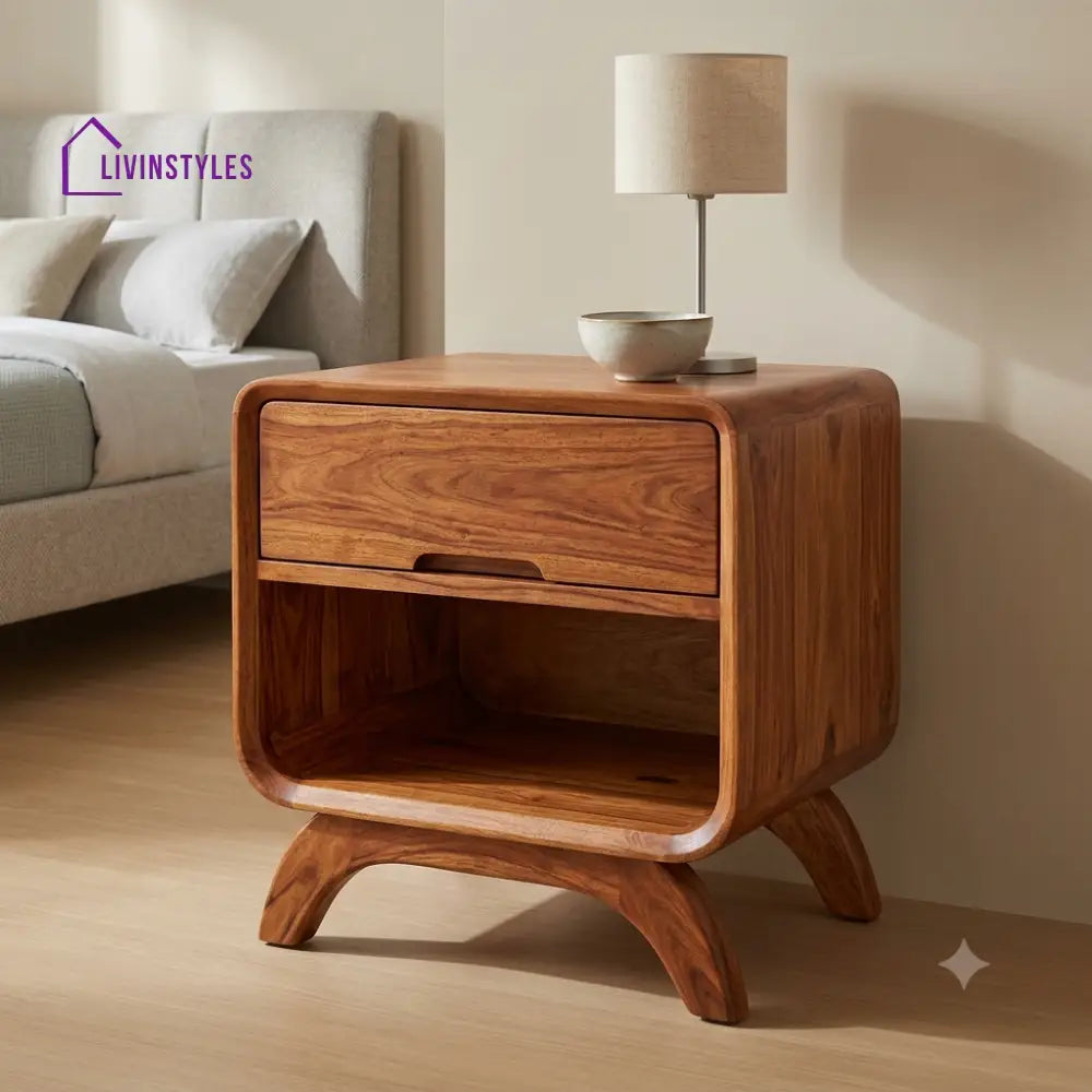 Adesewa Premium Wooden Bedside Table | Side Table for Bedroom