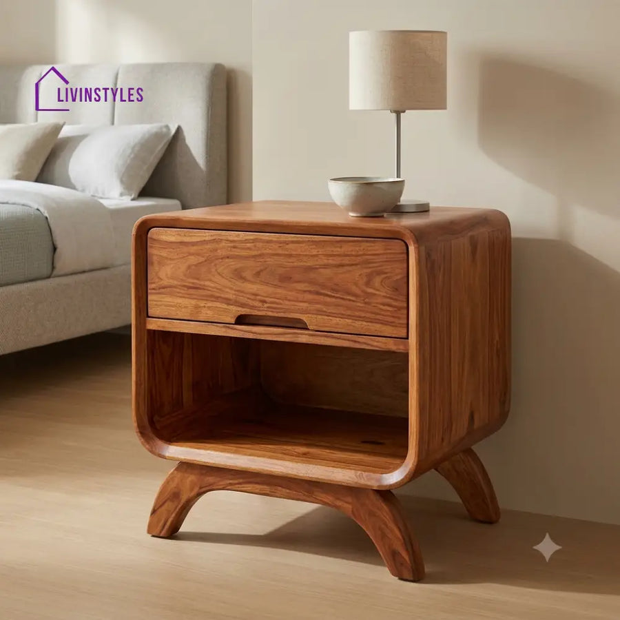 Adesewa Premium Wooden Bedside Table | Side Table for Bedroom