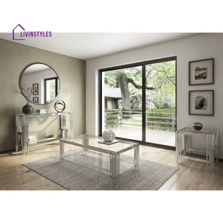 Aditi Metal Coffee Table For Living Room