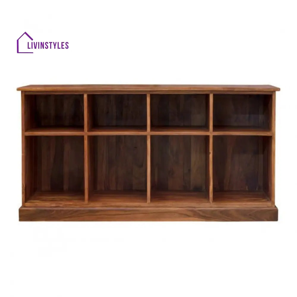 Aditya Large Bookshelf | Sideboard (Standard Honey Finish)