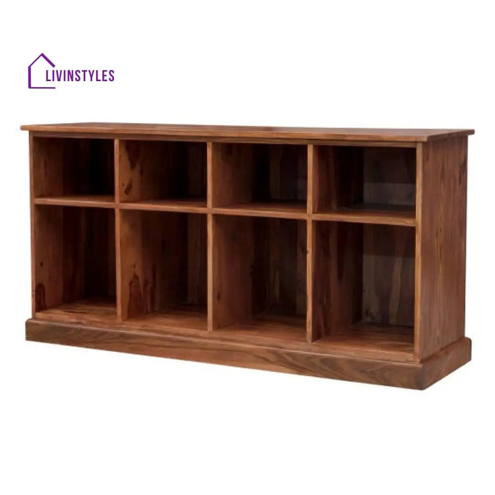 Aditya Large Bookshelf | Sideboard (Standard Honey Finish)