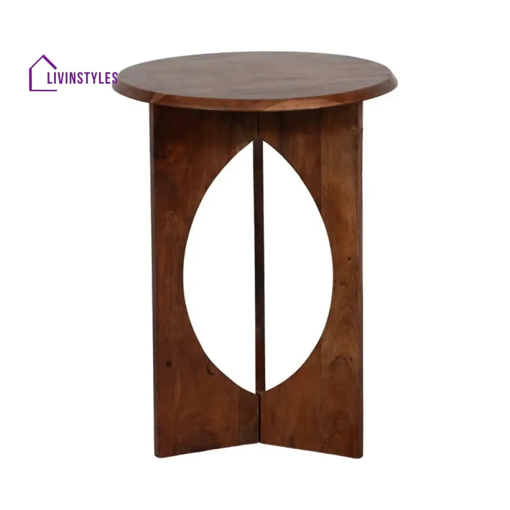 Advait Solid Wood Drink Table | End Table | Side Table for Living Room