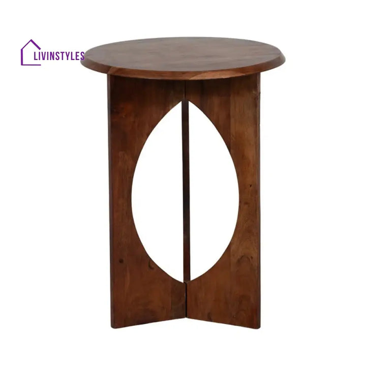 Advait Solid Wood Drink Table | End Table | Side Table for Living Room