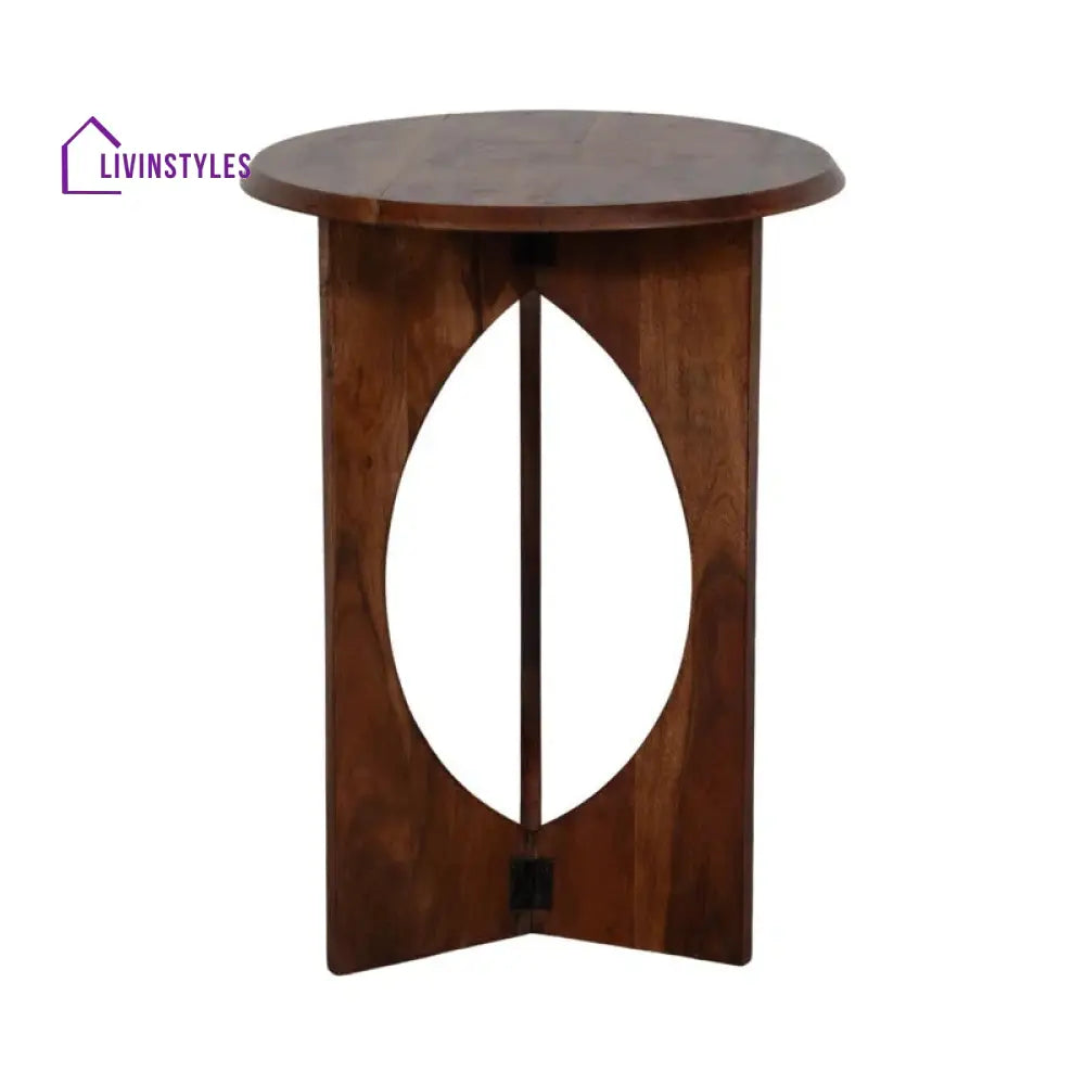 Advait Solid Wood Drink Table | End Table | Side Table for Living Room