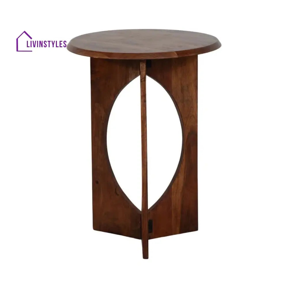 Advait Solid Wood Drink Table | End Table | Side Table for Living Room