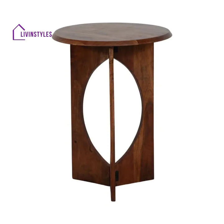 Advait Solid Wood Drink Table | End Table | Side Table for Living Room