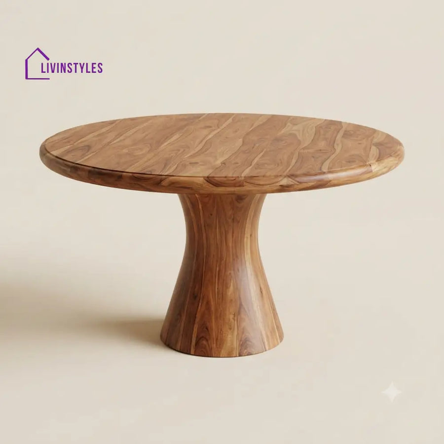 Advita Wooden Round Dining Table