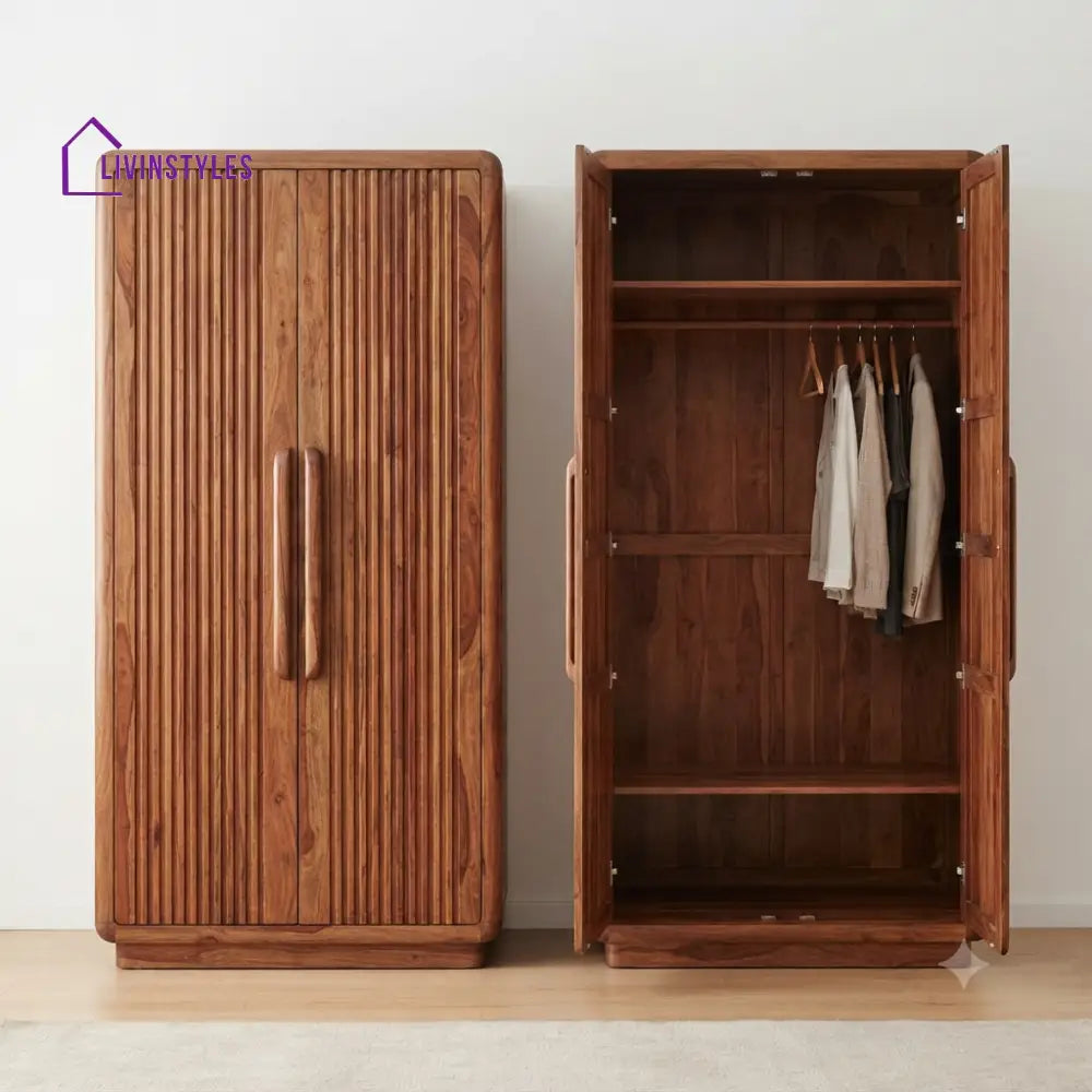 Advita Wooden Wardrobe for Clothes | Cupboard for Clothes