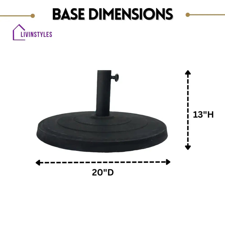 Adwoa 9ft Beige Color Outdoor Patio Umbrella with Centre Pole Patio Umbrella